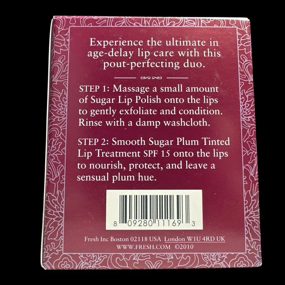 Fresh - Kissing Ritual Set - Sugar Plum Lip & Sugar Lip Polish‎ - NIB